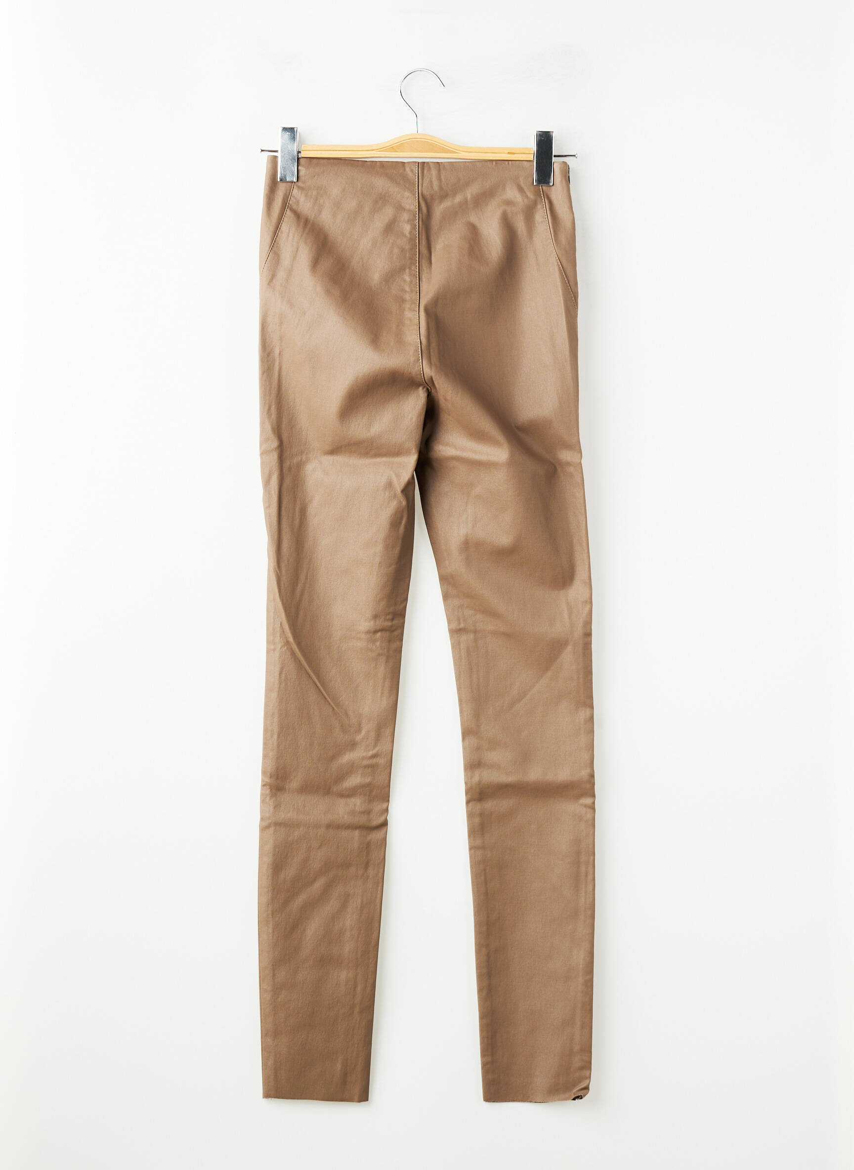 Pantalon slim skinny taille normale marron OBJECT femme