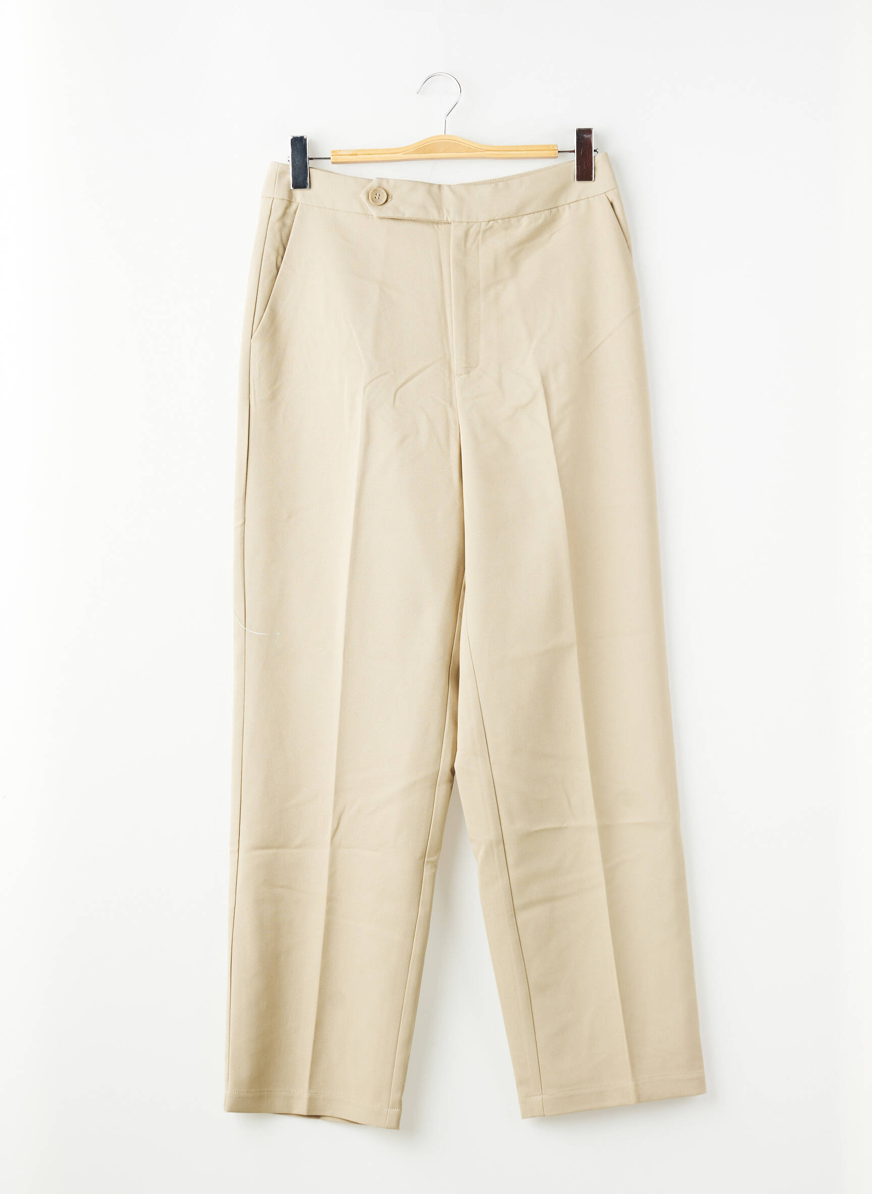 Pantalon large beige ONLY femme