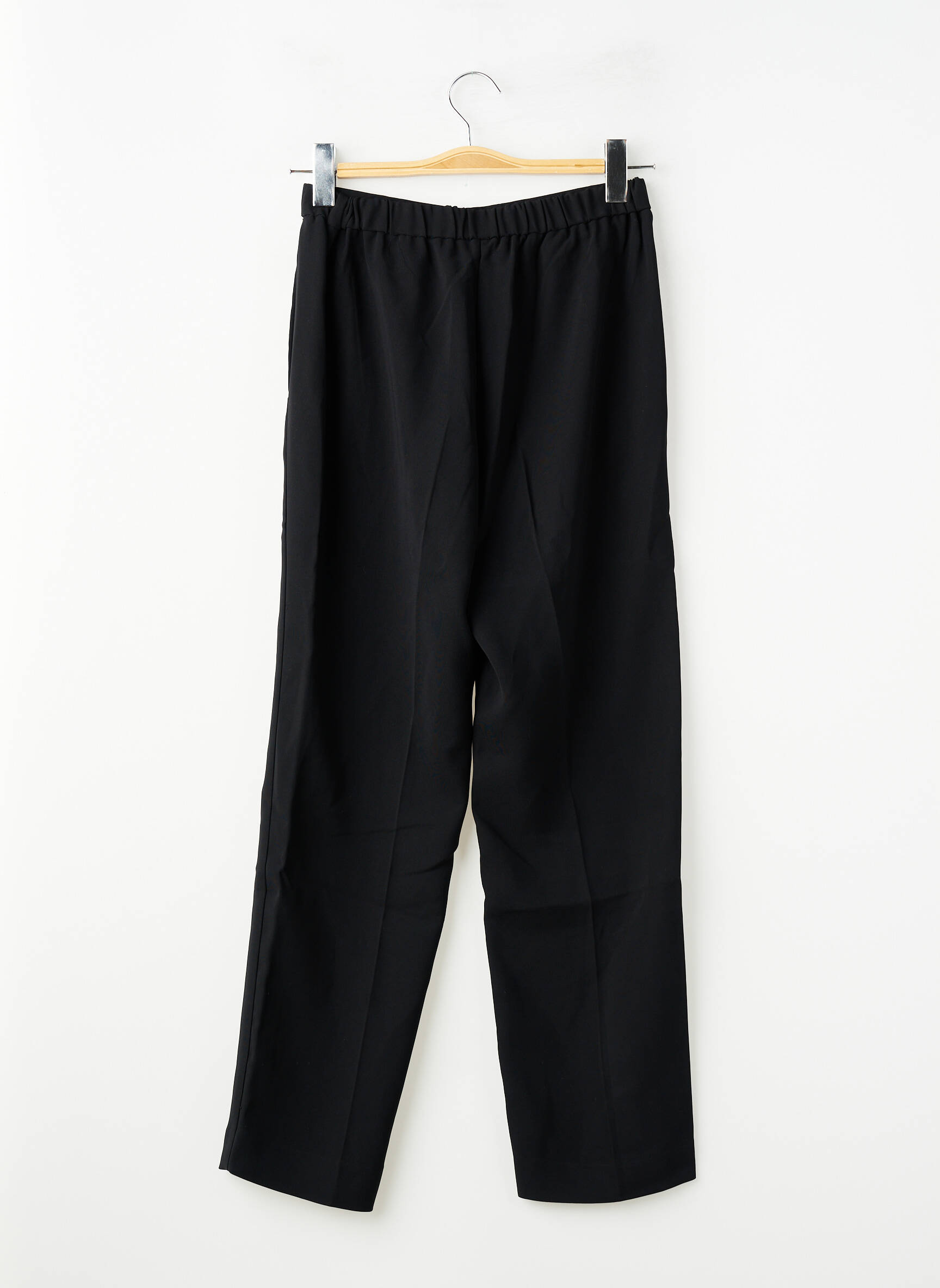 Pantalon droit noir MANGO femme