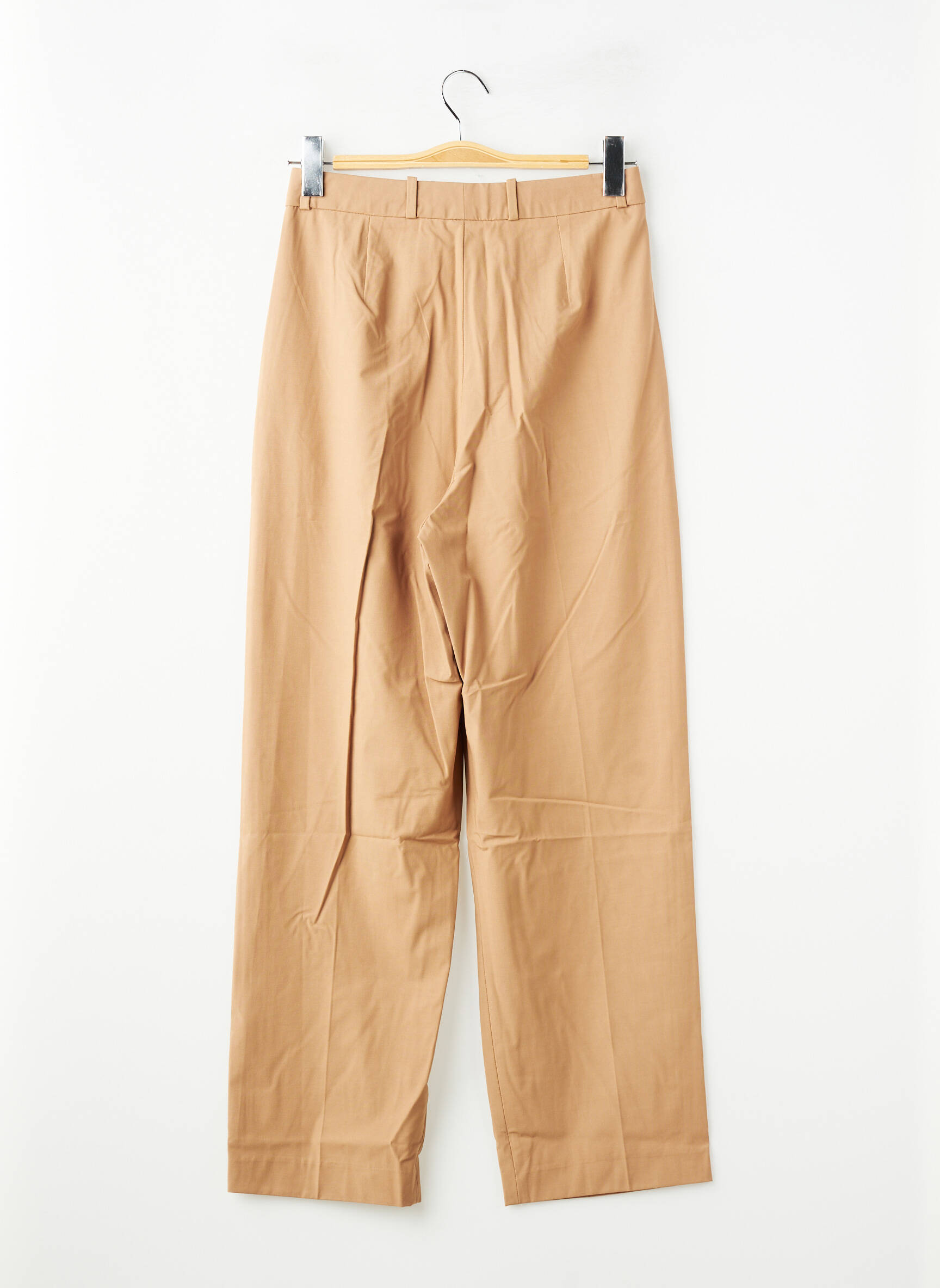Pantalon droit marron MANGO femme