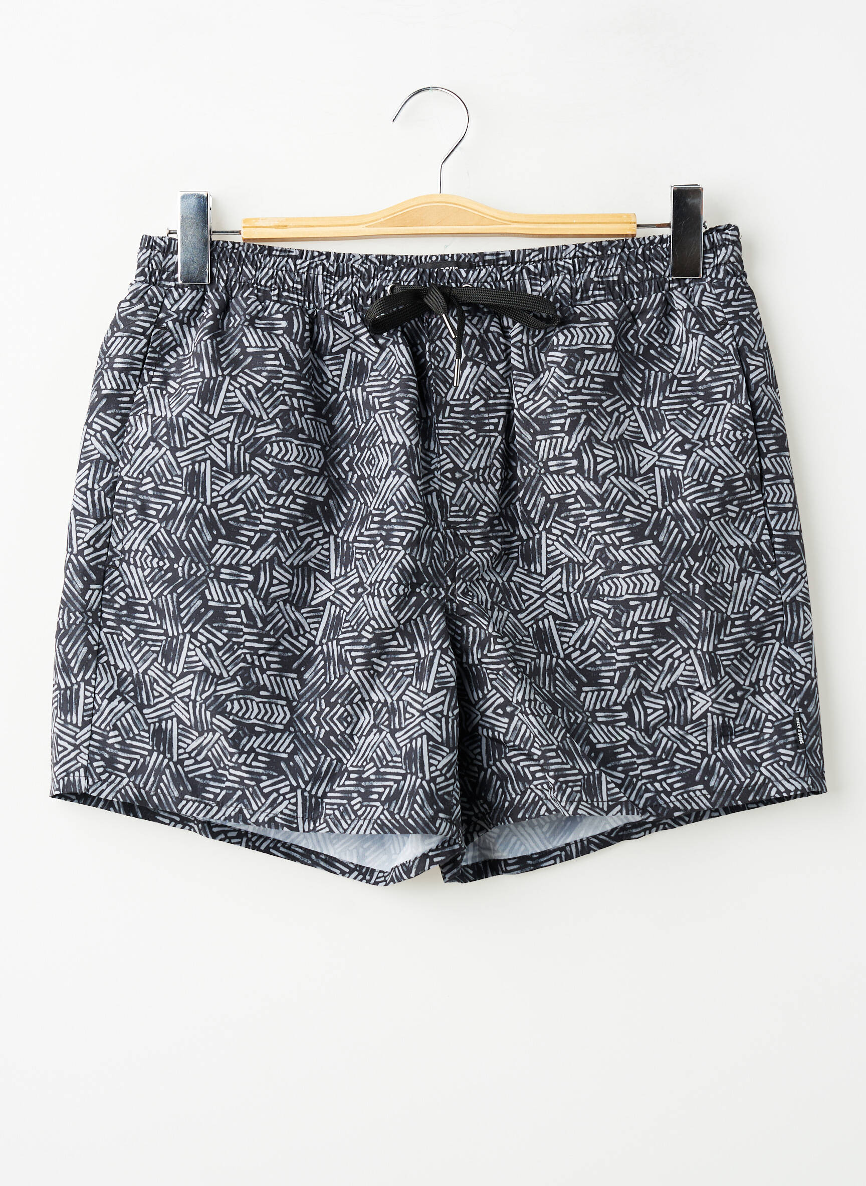 Short de bain noir ONLY&SONS homme