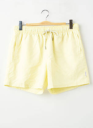 Short de bain jaune BRUCE & BUTLER  homme
