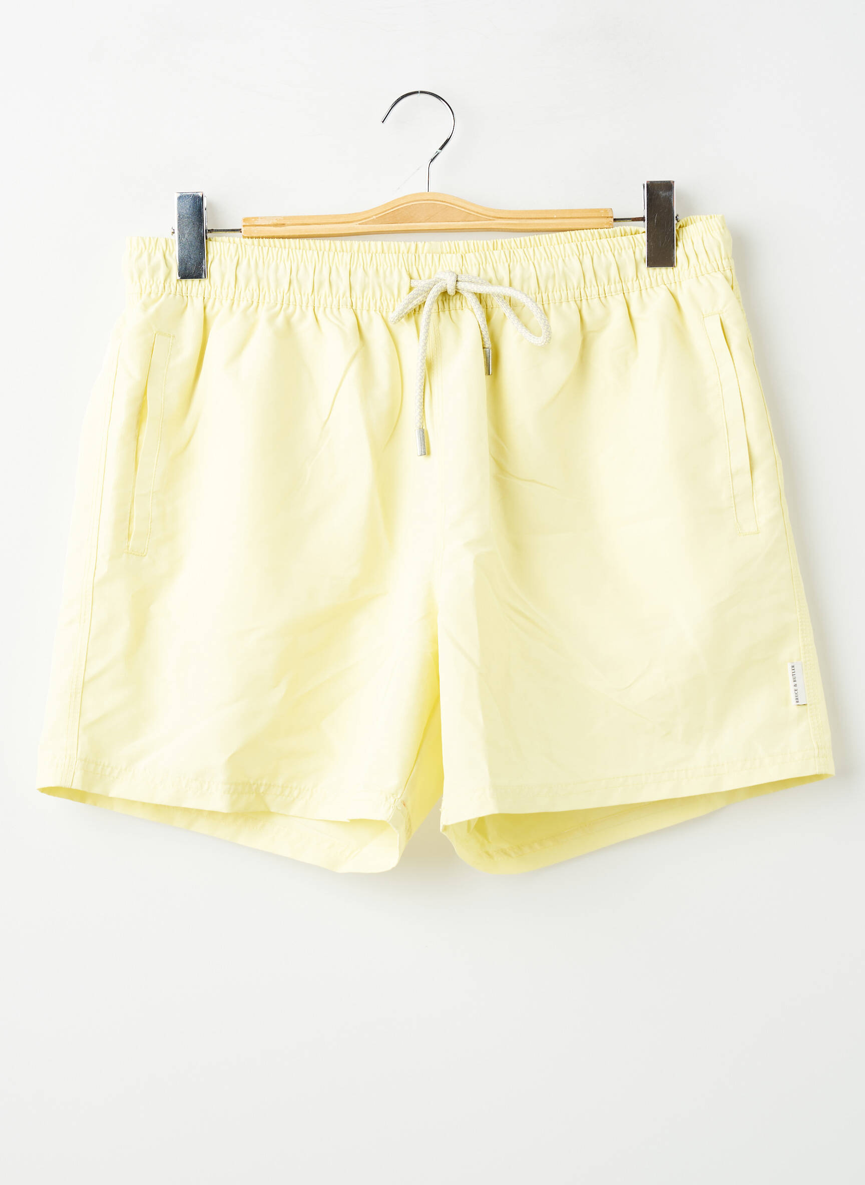 Short de bain jaune BRUCE & BUTLER  homme