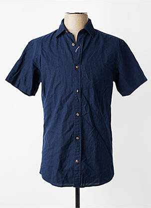 Chemise manches courtes bleu JACK & JONES homme
