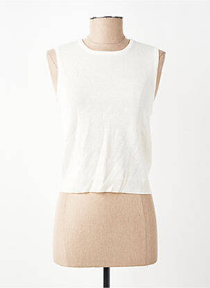 T-shirt coupe droite blanc ONLY femme