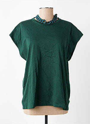 T-shirt vert PLEASE femme