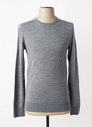 Pull gris JACK & JONES homme