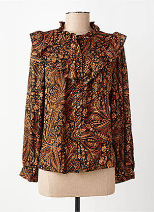 Chemisier marron MANGO femme