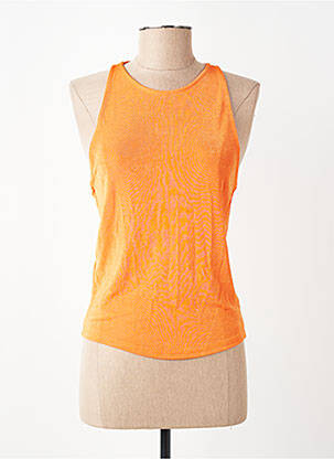 Débardeur orange MANGO femme