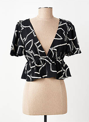 Top manches courtes manches courtes noir ONLY femme