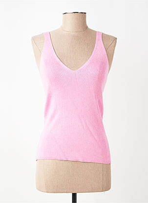 Débardeur rose MANGO femme