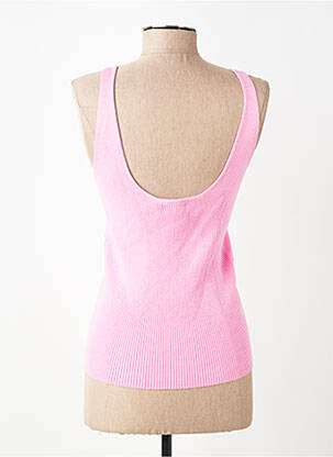 Débardeur rose MANGO femme