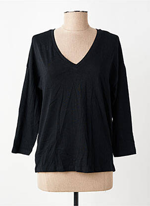 T-shirt noir MANGO femme
