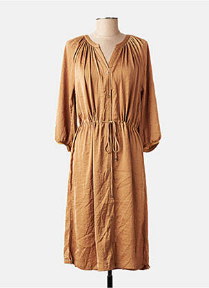 Robe mi-longue marron S.OLIVER femme