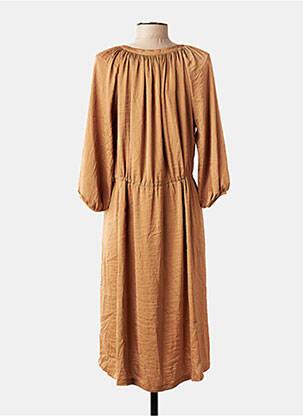 Robe mi-longue marron S.OLIVER femme