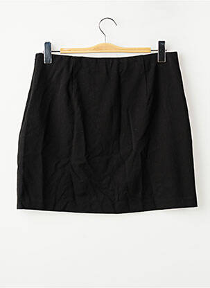 Jupe courte taille normale noir OBJECT femme