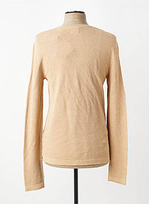 Pull col rond beige ONLY&SONS homme