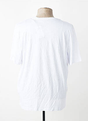 T-shirt coupe droite blanc JACK & JONES homme