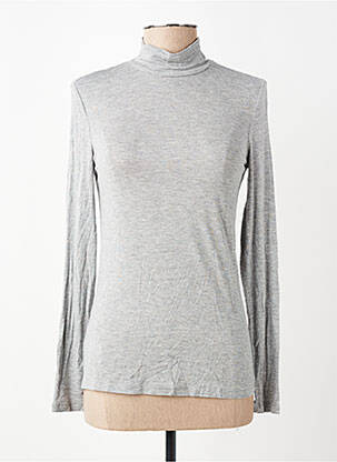 T-shirt gris MANGO femme