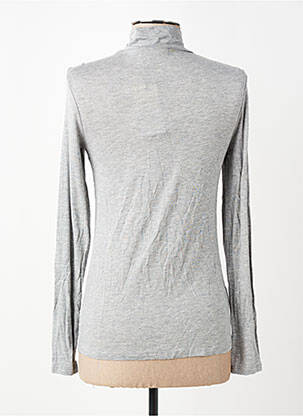 T-shirt gris MANGO femme