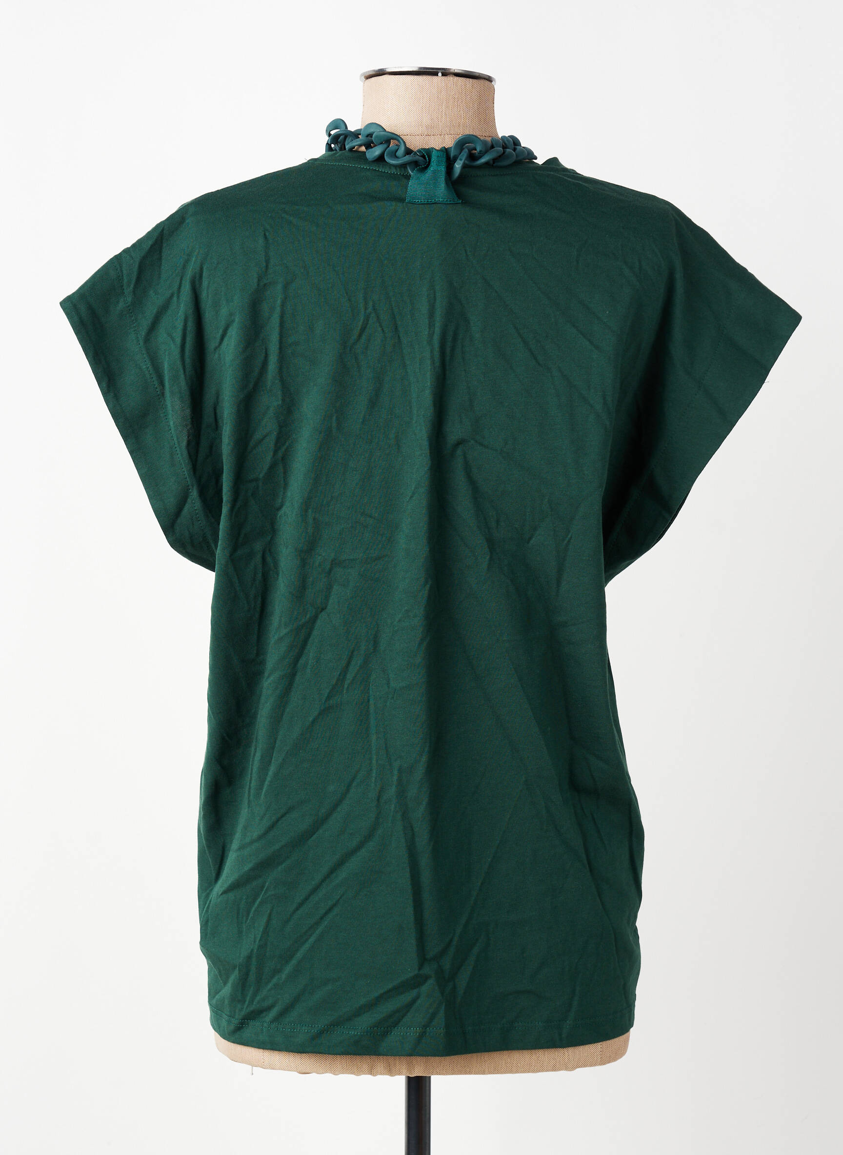T-shirt vert PLEASE femme