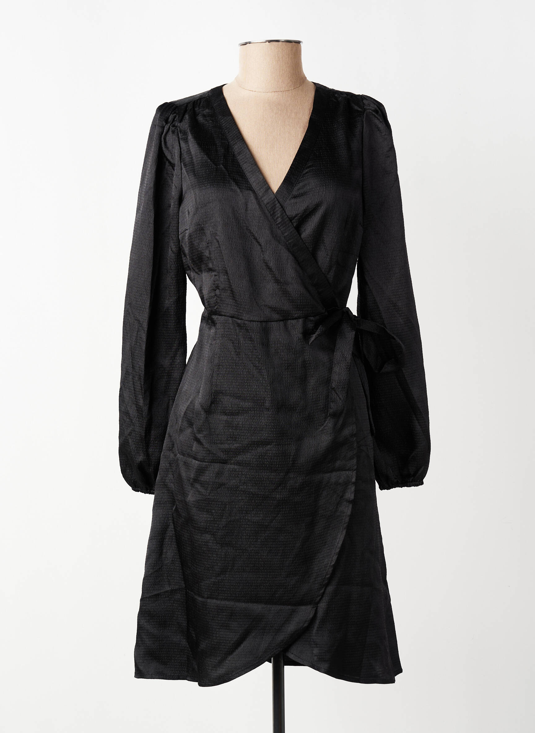 Robe courte manches longues manches longues noir VERO MODA femme
