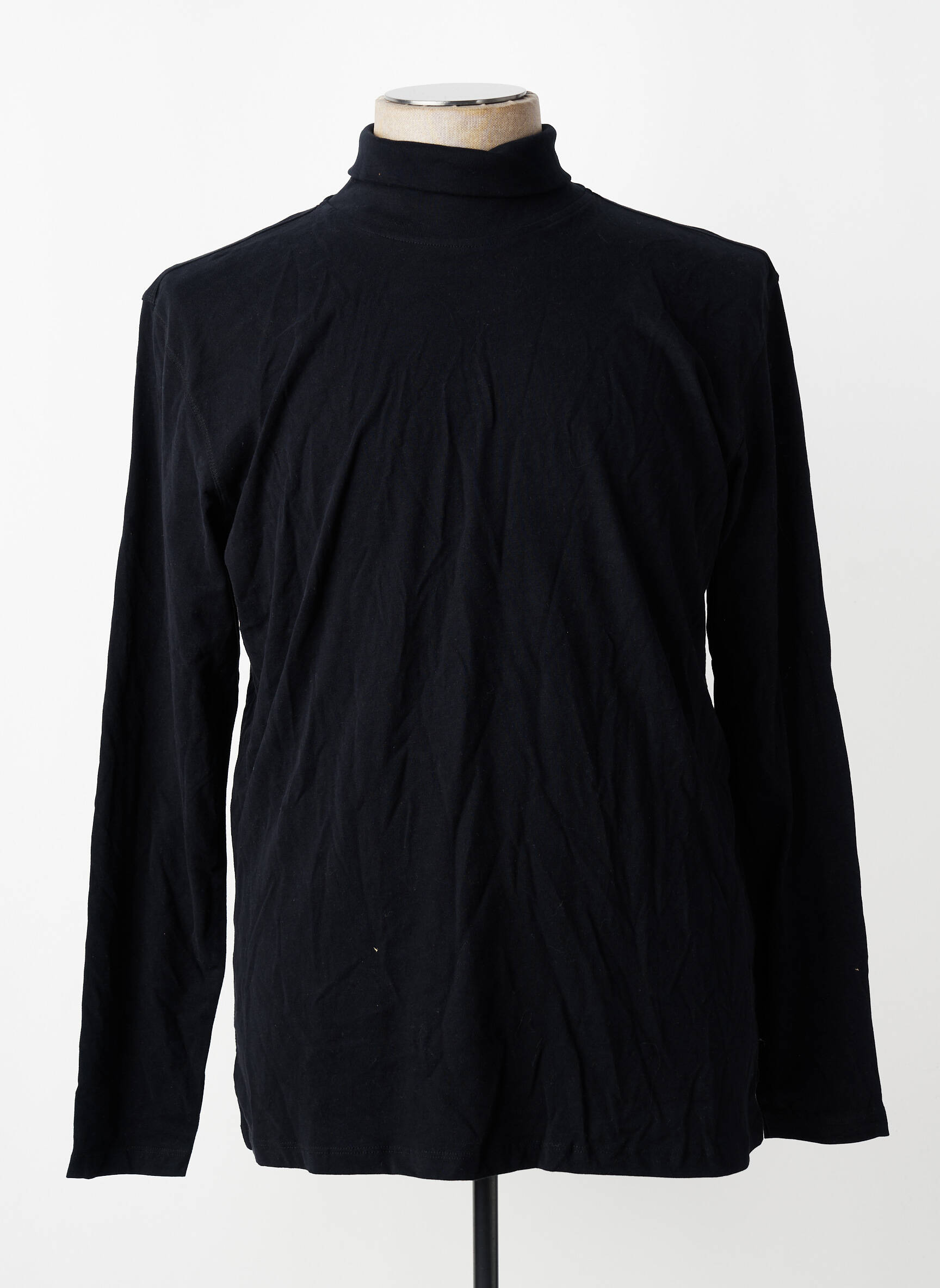 Pull col roulé noir JACK & JONES homme