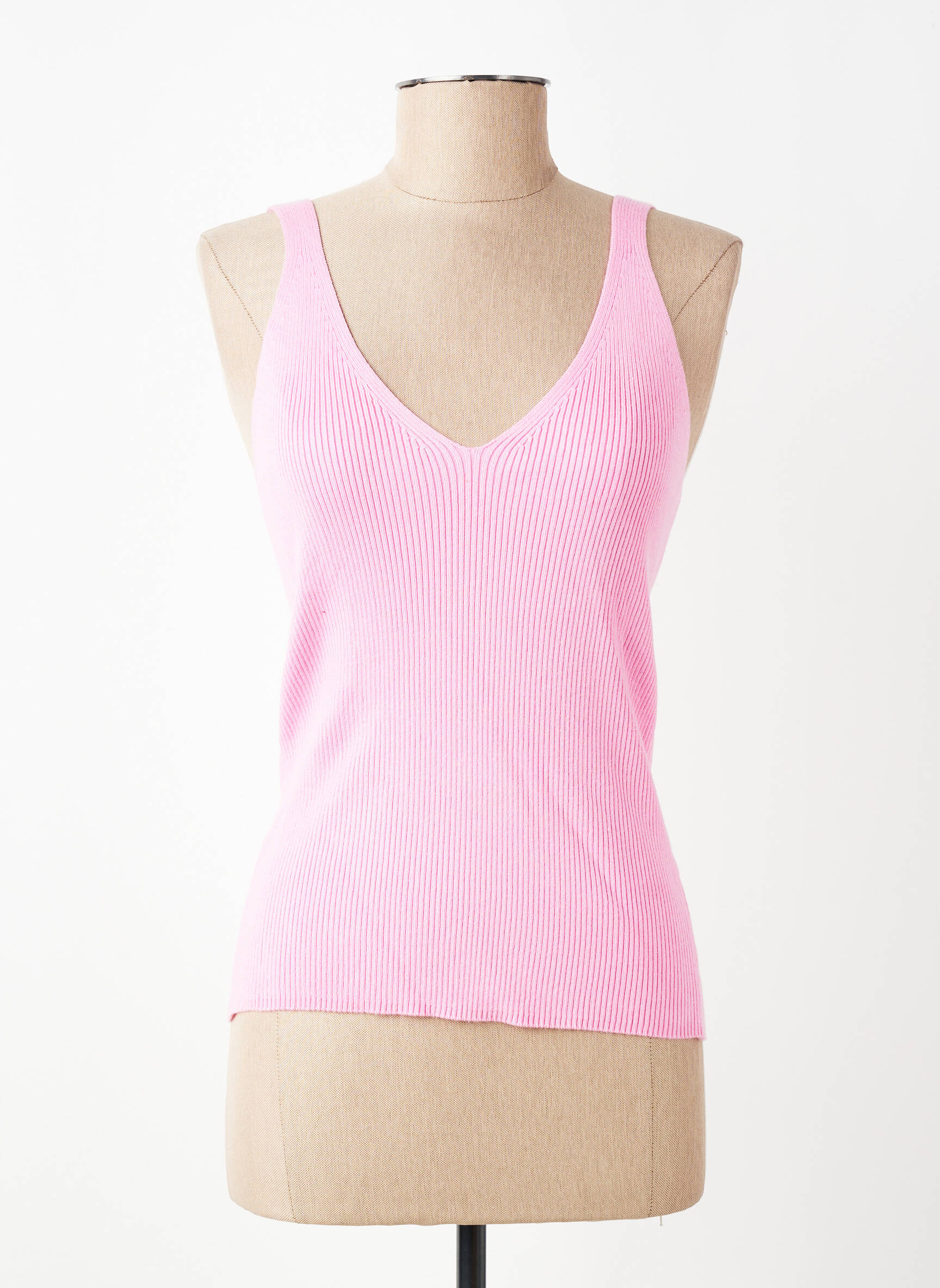 Débardeur rose MANGO femme
