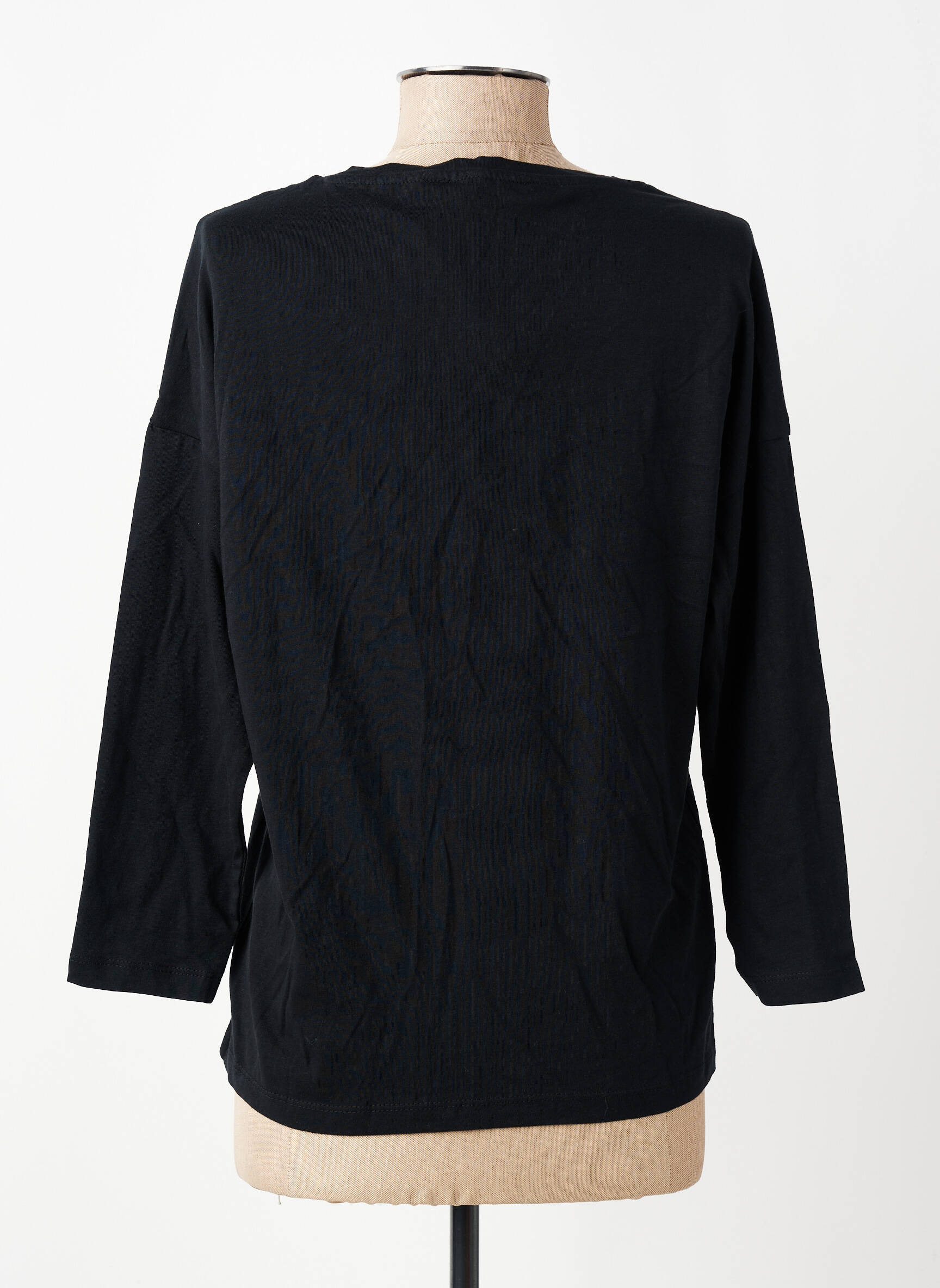 T-shirt noir MANGO femme