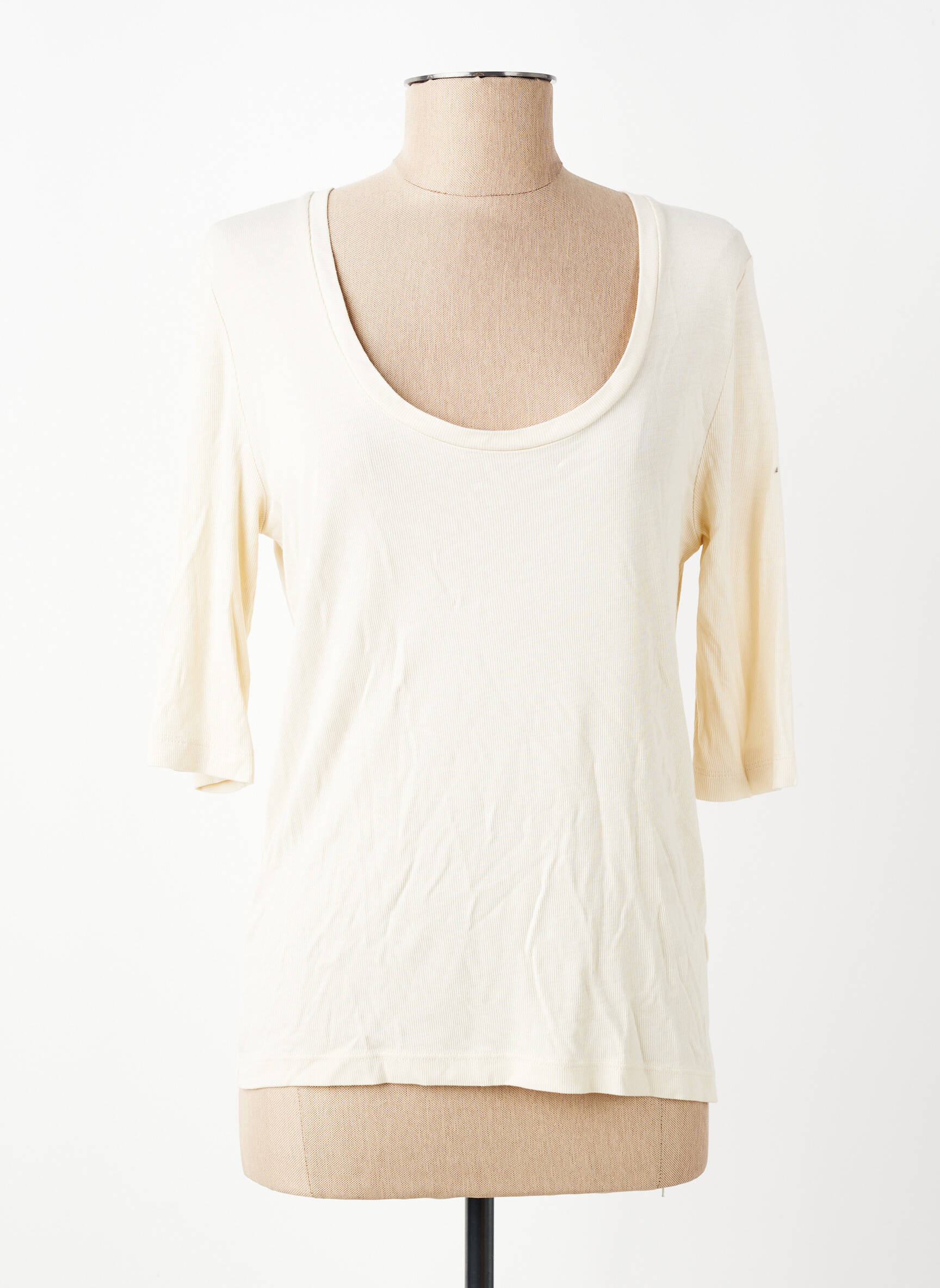 T-shirt blanc ASTRID BLACK LABEL femme