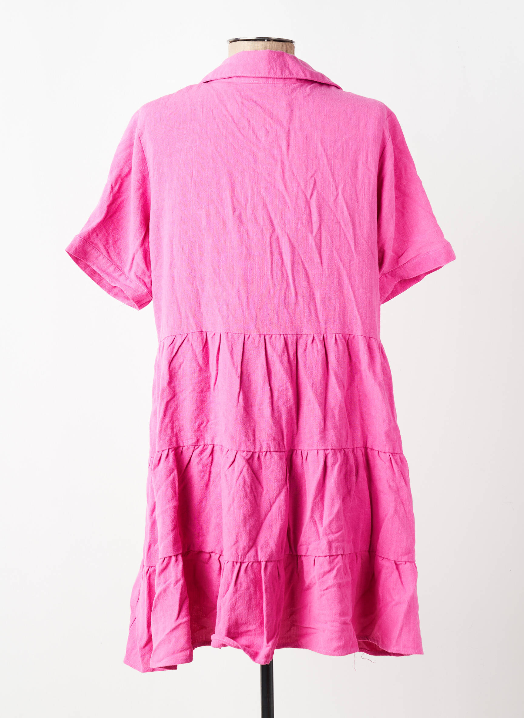 Robe courte rose HAILYS femme