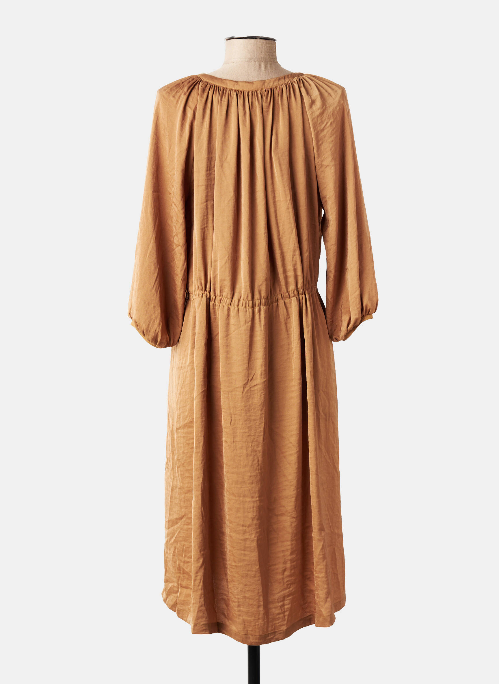 Robe mi-longue marron S.OLIVER femme