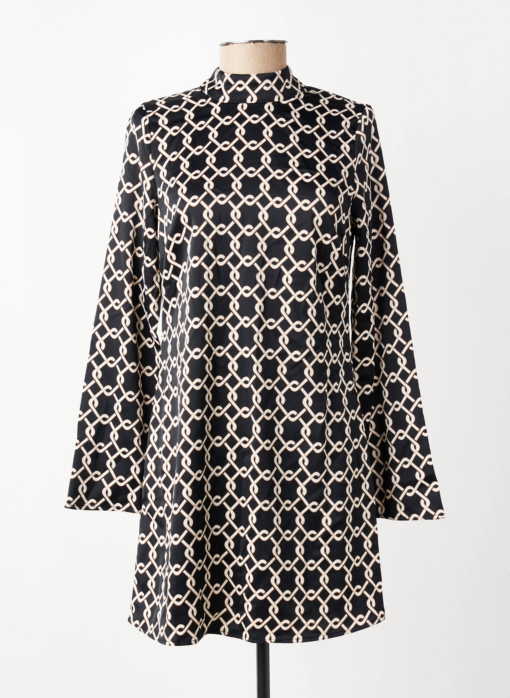 Robe courte noir MANGO femme