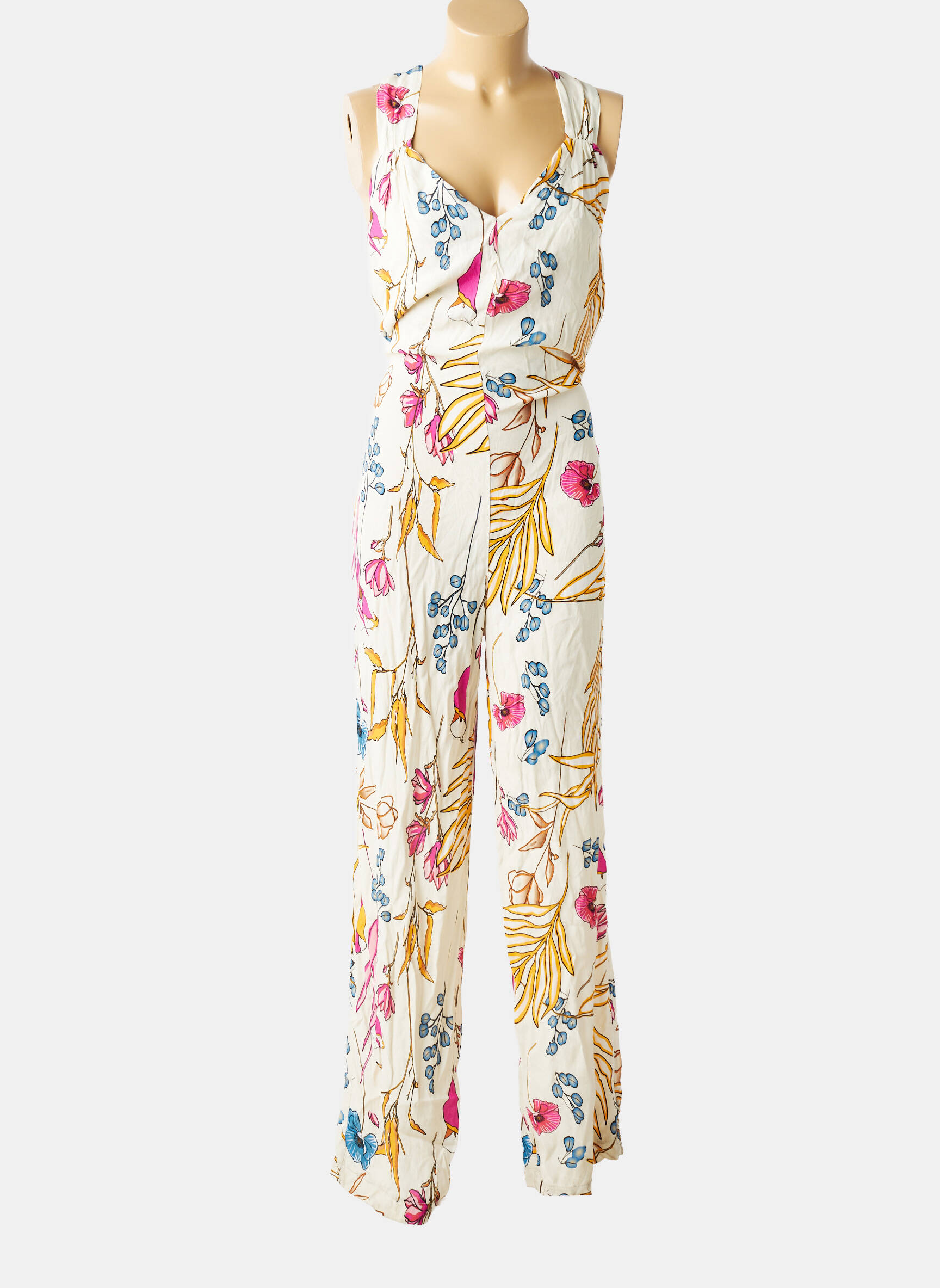 Combi-pantalon rose ASTRID BLACK LABEL femme