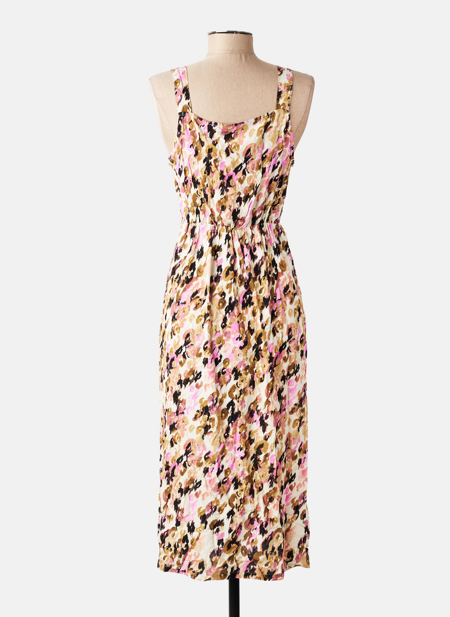 Robe courte sans manche sans manche marron VERO MODA femme