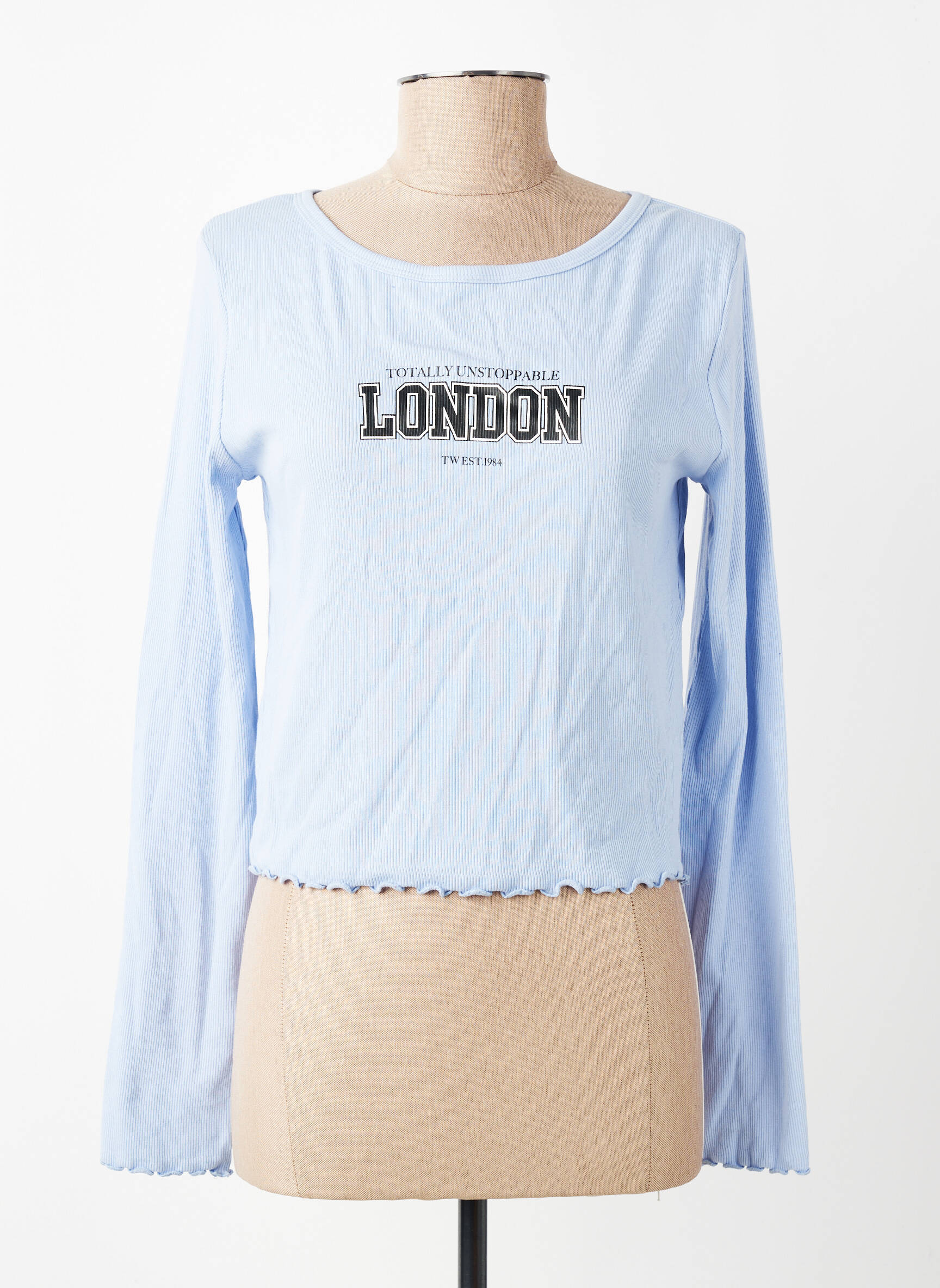 T-shirt bleu TALLY WEIJL femme