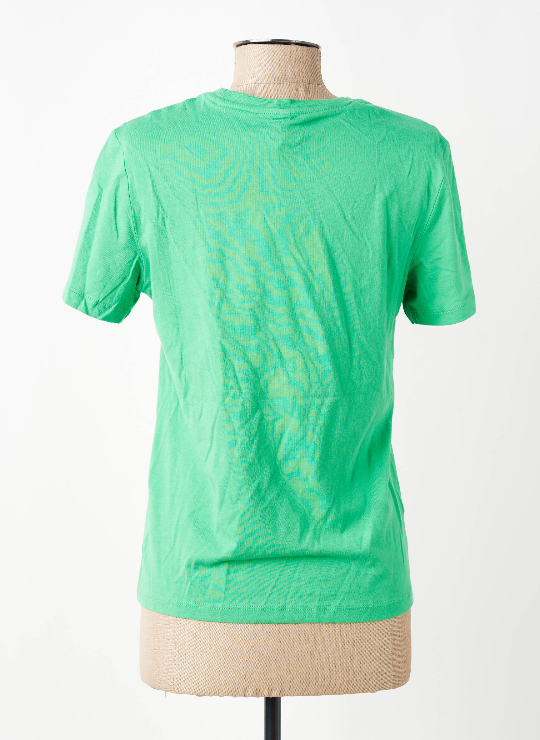 T-shirt coupe droite vert ONLY femme