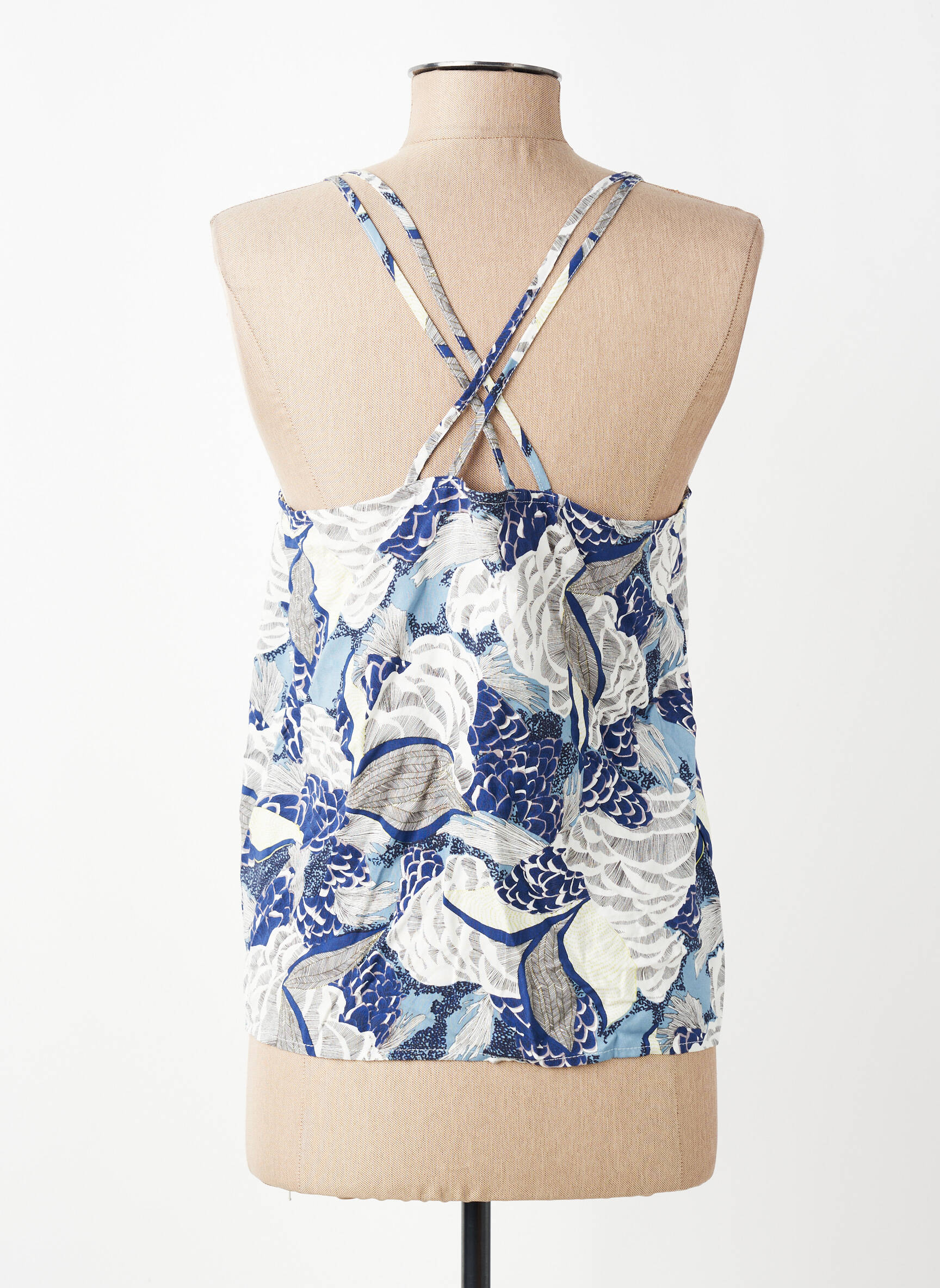 Débardeur bleu ONLY femme