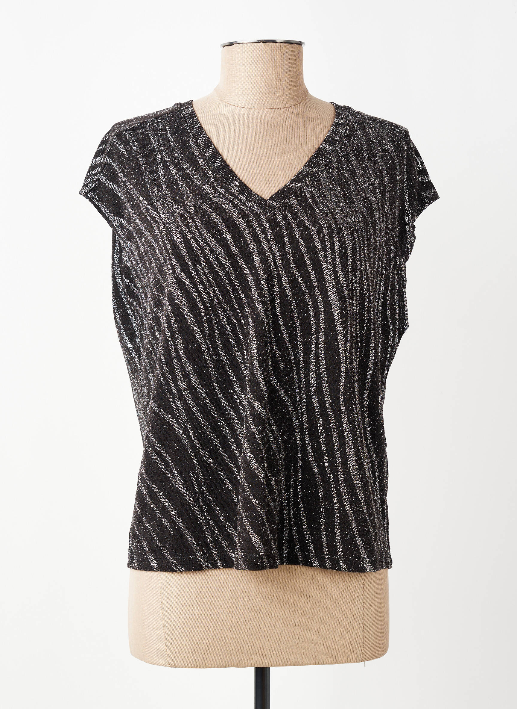 T-shirt noir ONLY femme