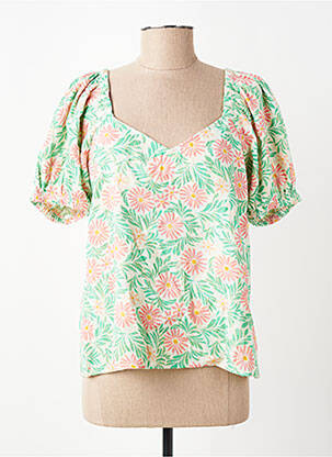Chemisier manches courtes manches courtes vert VERO MODA femme