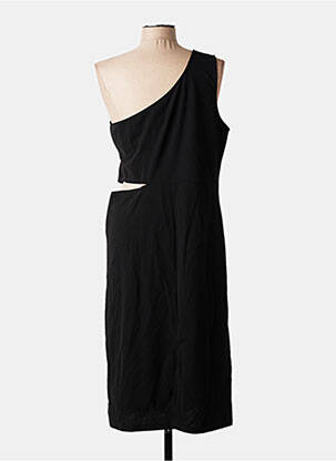Robe mi-longue noir MANGO femme