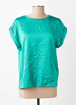T-shirt coupe droite vert VILA femme
