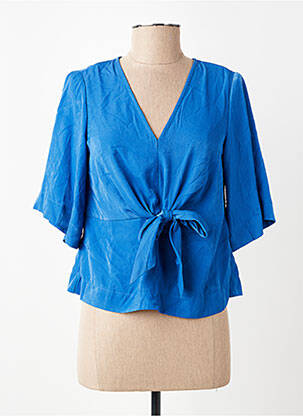 Blouse manches 3/4 manches 3/4 bleu VERO MODA femme