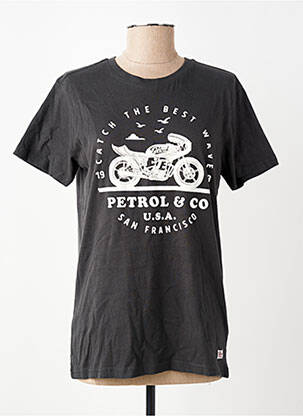 T-shirt gris PETROL INDUSTRIES homme