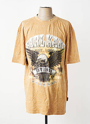 T-shirt beige KARL KANI homme