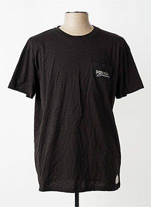 T-shirt marron TOURIST LEMC homme