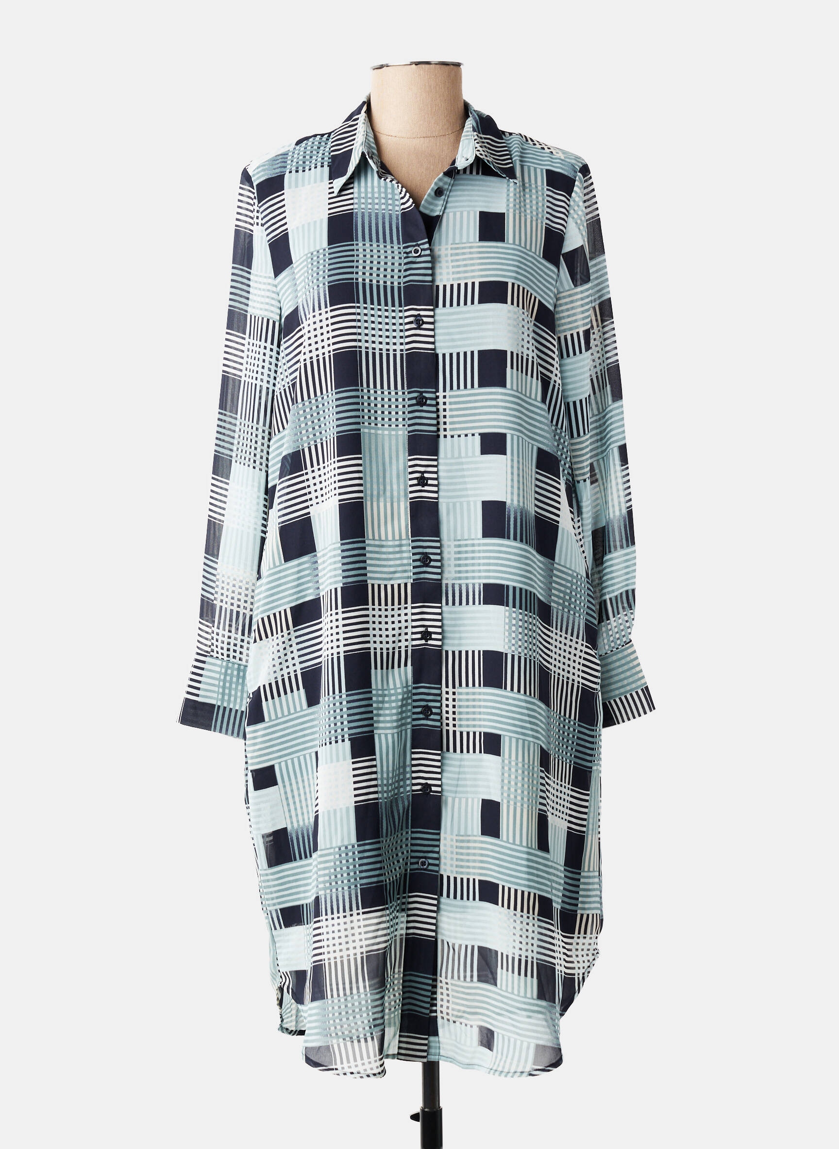 Robe mi-longue gris S.OLIVER femme