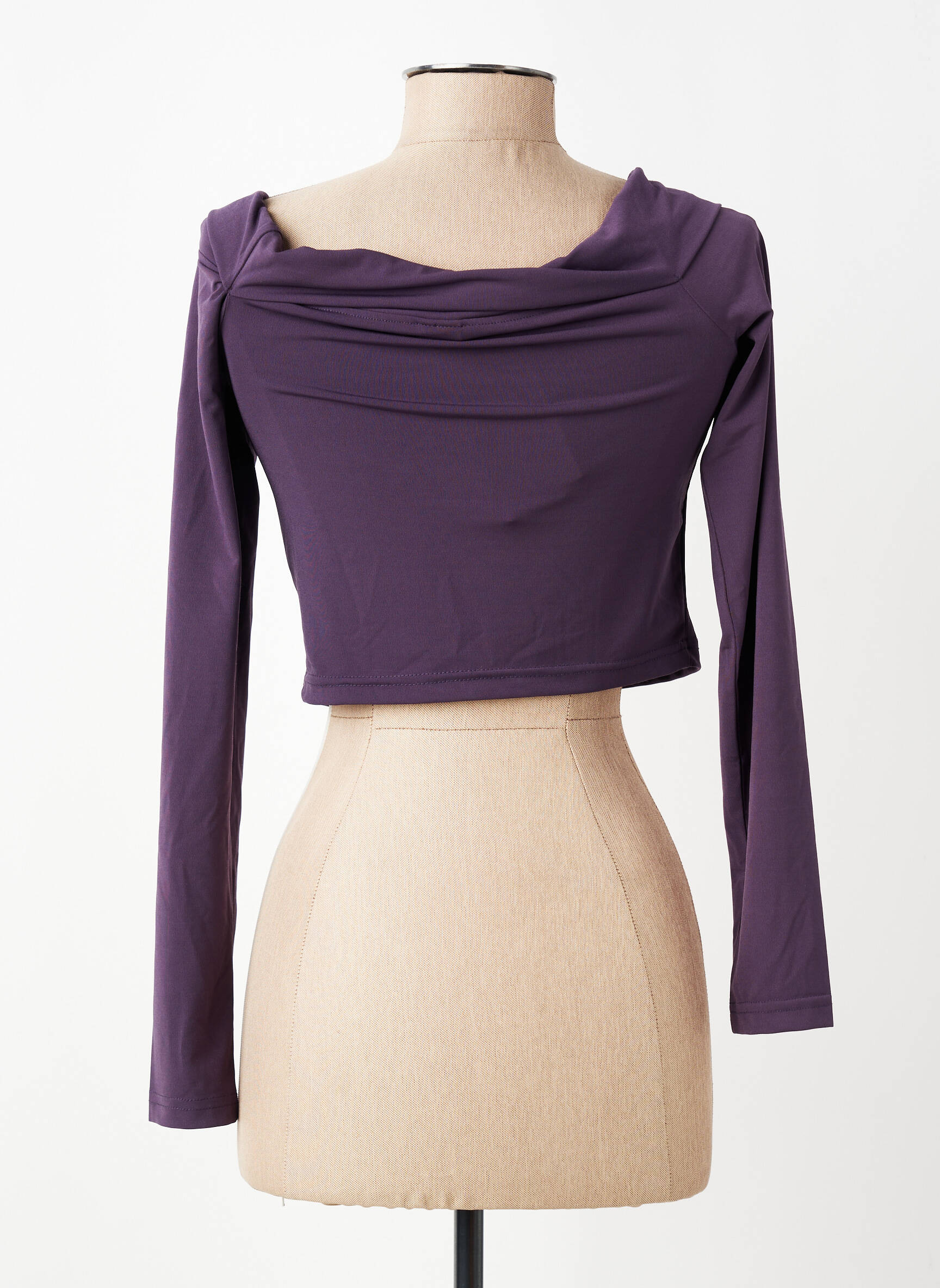 T-shirt manches longues manches longues violet ONLY femme