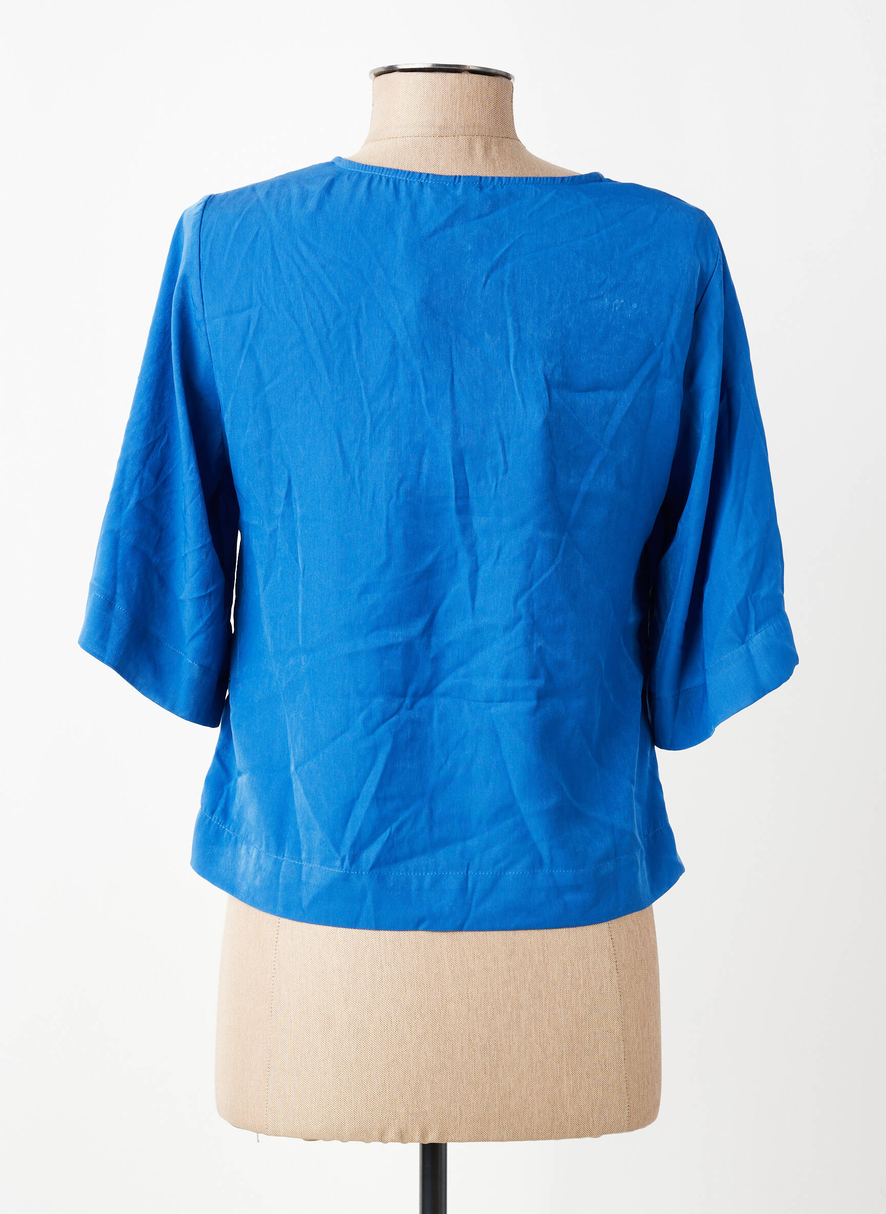 Blouse manches 3/4 manches 3/4 bleu VERO MODA femme