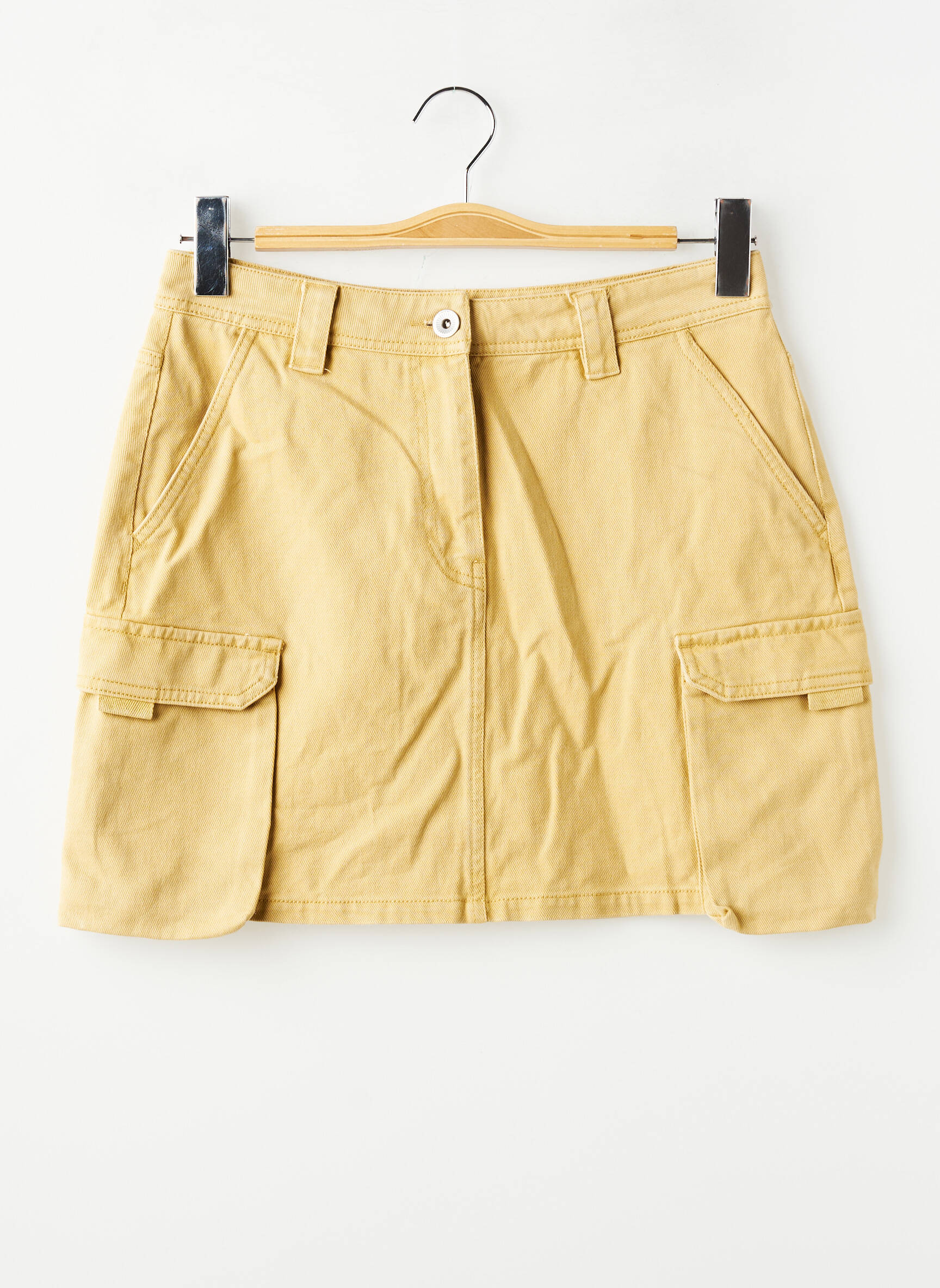 Jupe courte beige ONLY femme